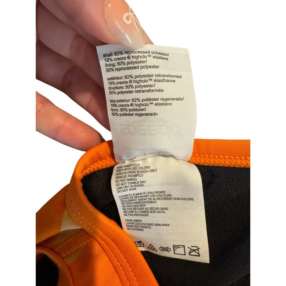 NWT Speedo Pro LT Girls Size 4/20 Youth Orange Swim Suit - Picture 5 of 7